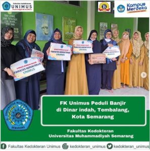 Read more about the article FK Unimus Peduli Banjir di Dinar Indah Tembalang Kota Semarang