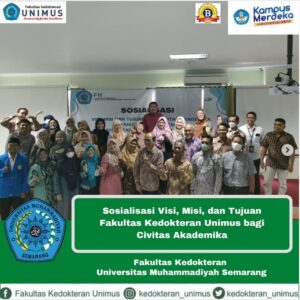 Read more about the article Sosialisasi Visi, Misi, dan Tujuan Fakultas Kedoteran UNIMUS bagi Civitas Akademik