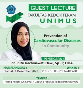 Read more about the article Guest Lecture Blok 8 “Prevention Cardiovascular Diseases in Community”