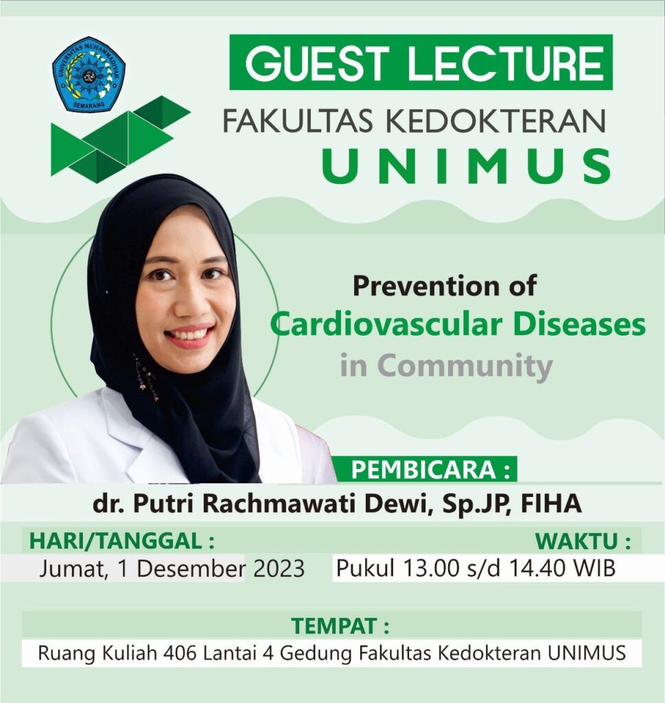 Guest Lecture Blok 8 “Prevention Cardiovascular Diseases in Community”