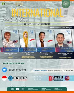 Read more about the article FK Unimus Gelar International Joint Class Blok 18 Bersama MSU Malaysia